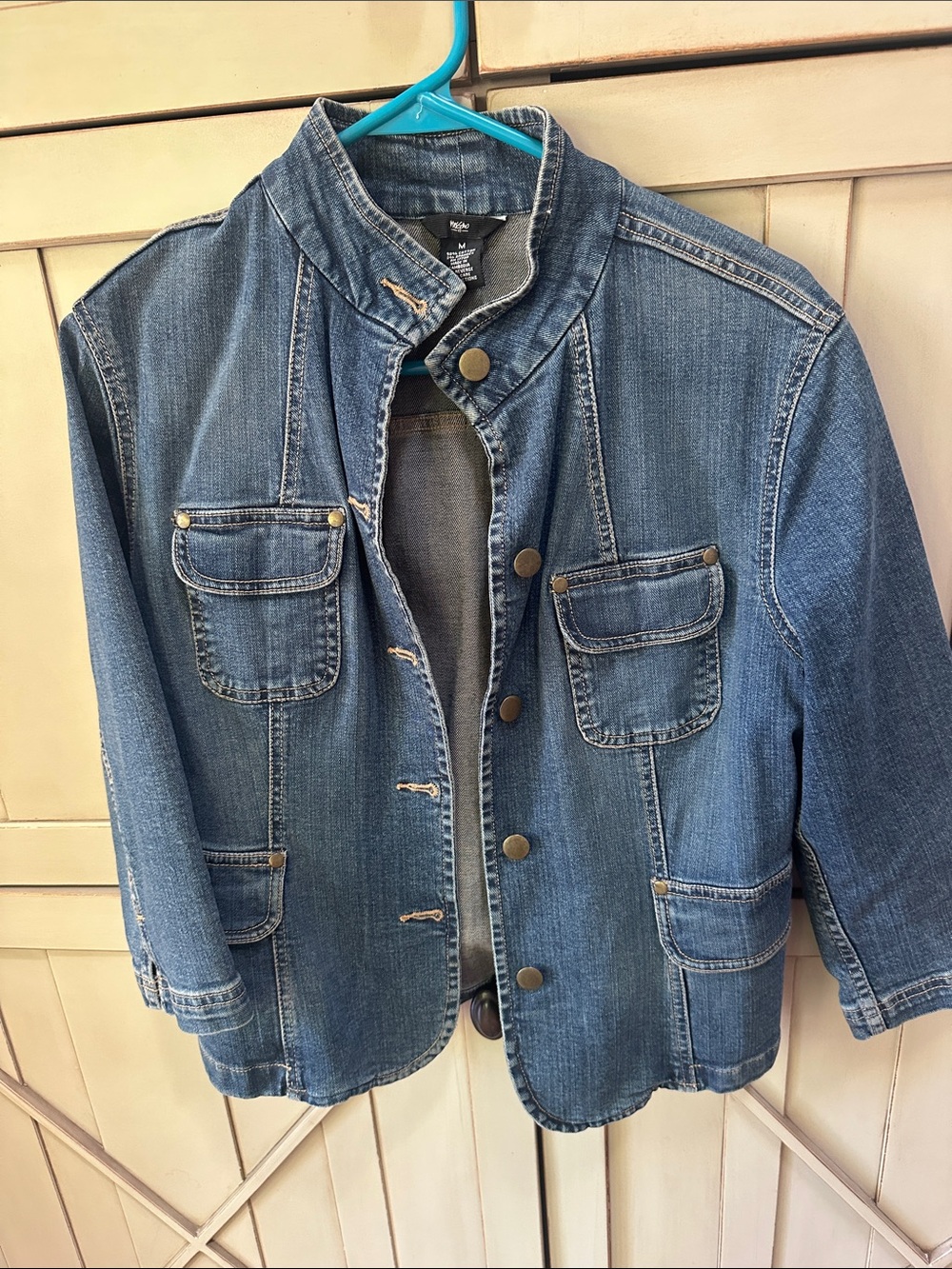 Denim Utility Jacket - Classic Blue denim by Mossimo Medium